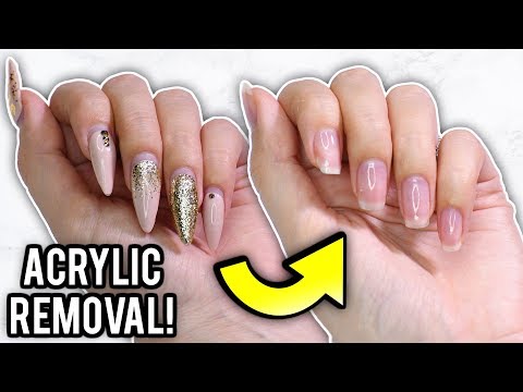 Remove Acrylic Nails At Home: Step By Step How-To Tutorial thumnail