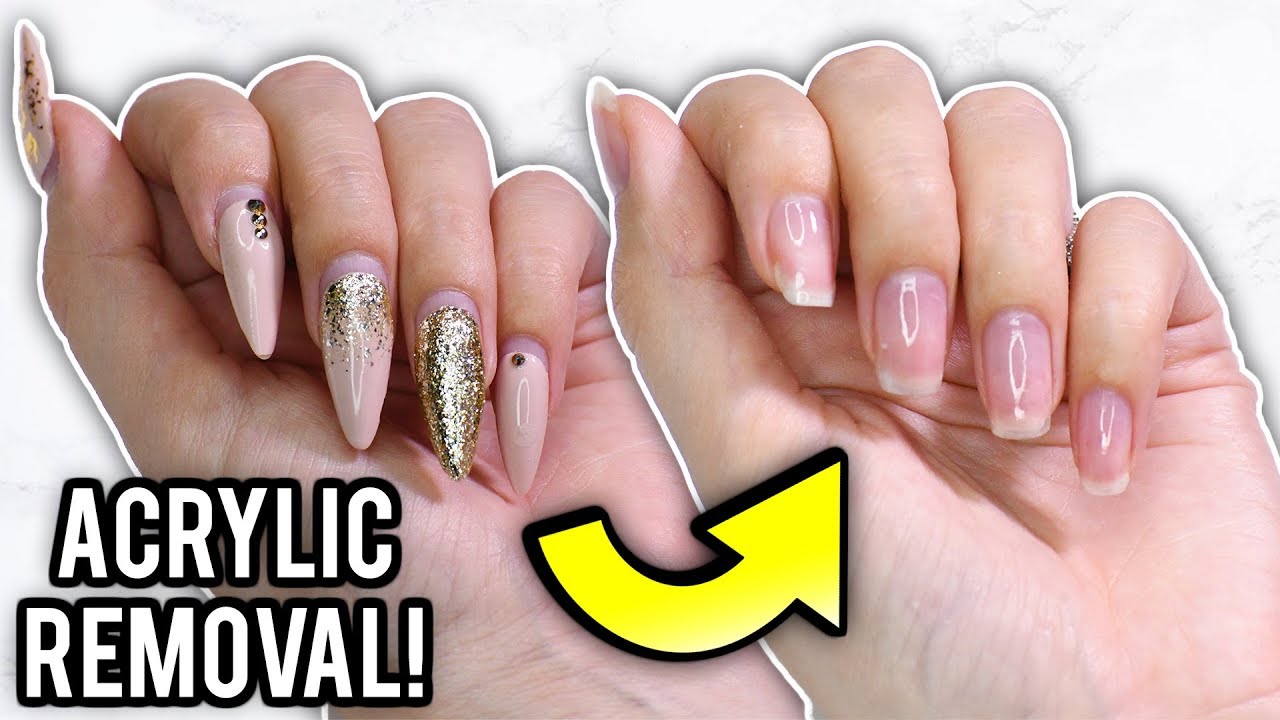 Remove Acrylic Nails At Home: Step By Step How-To Tutorial thumnail