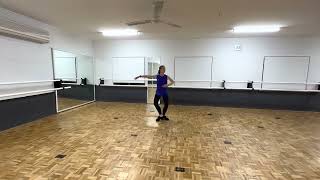 RAD Grade 3 Ballet Glissades, Sissonnes and Assembles (left side)