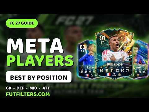 FC 27 Meta Players: Best Players by Position (GK to ST) + Budget Picks #FC27Meta