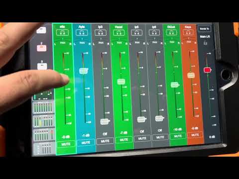 Mixing Floor Monitors - sound check - CQ18t