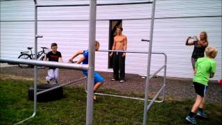 preview picture of video 'Parkour træning i Ringe uge 32 2014'