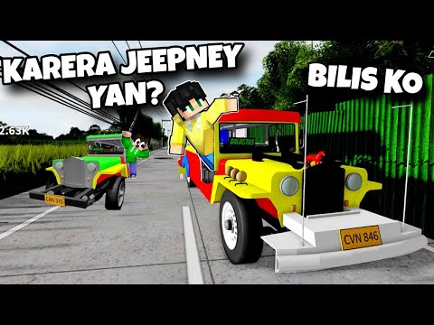 KINARERA KO ang JEEPNEY Para MALAMAN KUNG SINO MABILIS sa ROBLOX