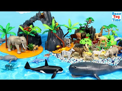 Fun Playmobil Island, River and Desert Scenery Sets