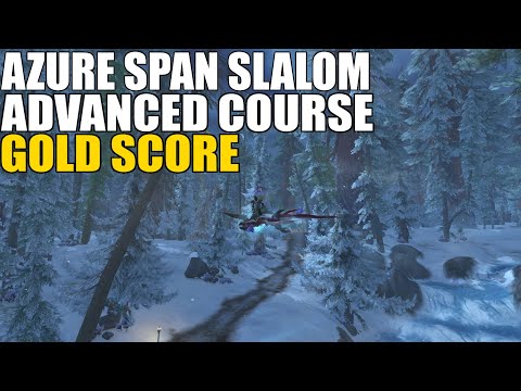 Azure Span Slalom Advanced Course Gold Score - Azure Span Advanced Tour