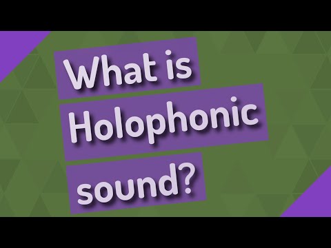 What is Holophonic sound?