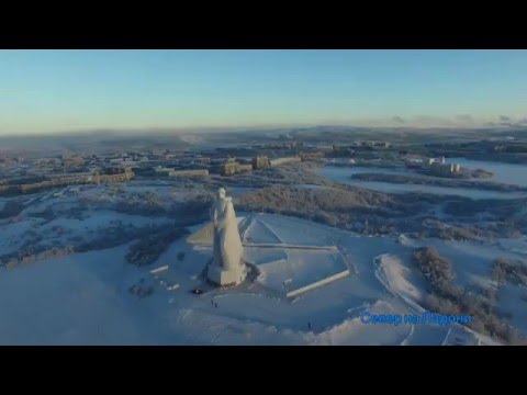 Мурманск 2016 с квадрокоптера. Murmansk 