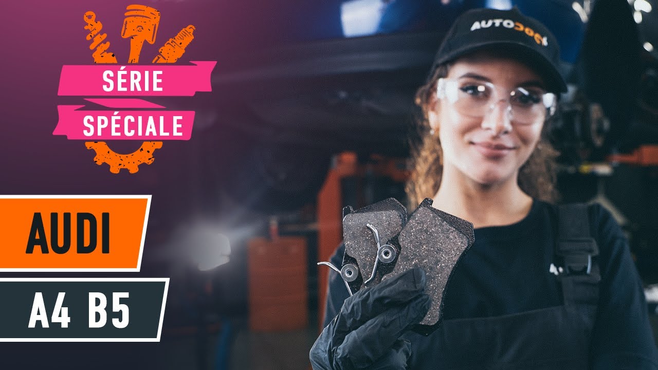 Comment changer : plaquettes de frein arrière sur Audi A4 B5 berline - Guide de remplacement