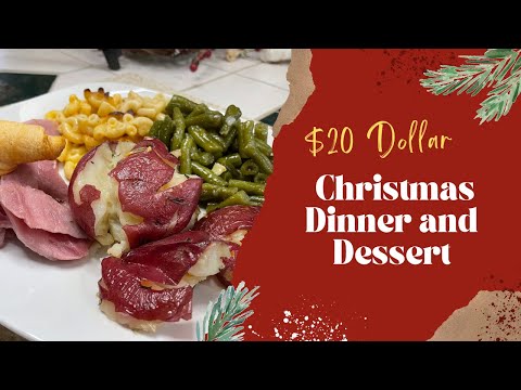 $20 Christmas Dinner for Family of 5/Budget Friendly,...