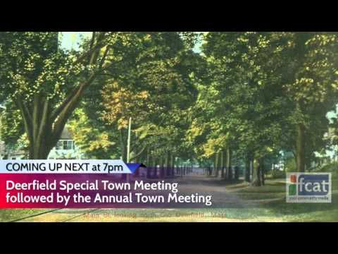 Deerfield Annual Town Meeting 2016 - April 25, 2016