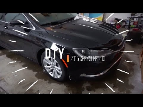 DIY 2015 chrysler 200 headlight bulb replacement