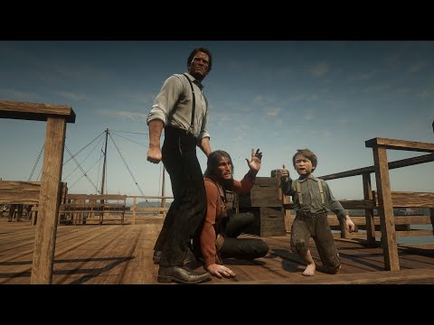 Arthur forces John to Swim | Red Dead Redemption 2