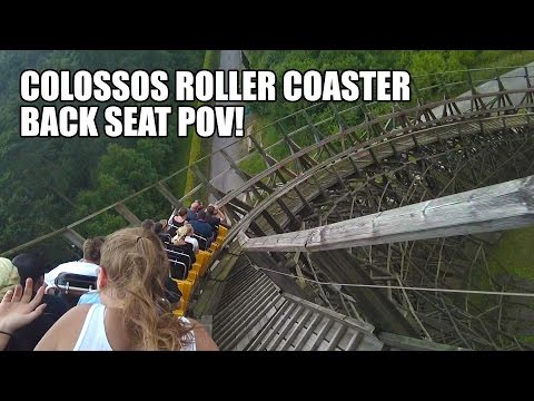 Colossos Back Seat Roller Coaster POV Heide Park Germany