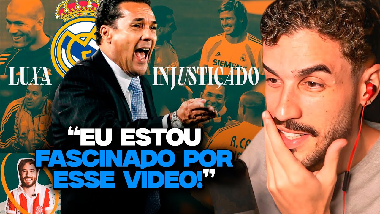 A INCRÍVEL PASSAGEM DE VANDERLEI LUXEMBURGO PELO REAL MADRID | REACT POR ONDE ANDREY