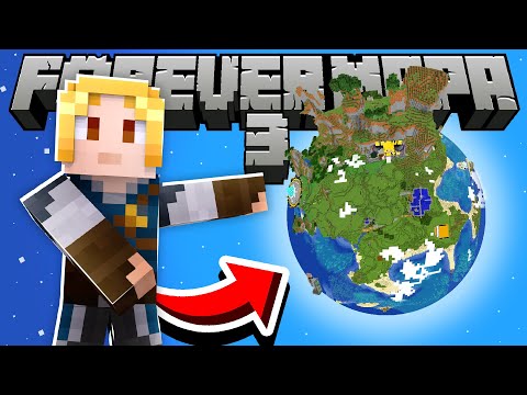 TUDO QUE EU FIZ, JOGANDO 1 ANO no MESMO MAPA (TOUR)! - Forever Mapa 3 #100