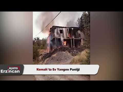 Kemah'ta Ev Yangını Paniği