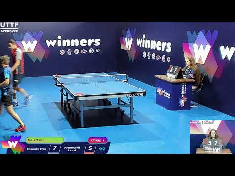 Efimenko Ivan - Dombrovskii Andrei. WINners. CUP Table Tennis 7 09.01.2021 15:45