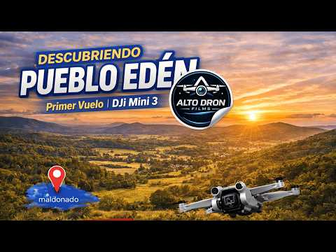 Pueblo Edén Maldonado 🇺🇾 | Vista Aérea Cinemática en 4K | DJI Mini 3
