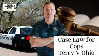 CASE LAW for Cops: What are the requirements for a Terry Stop