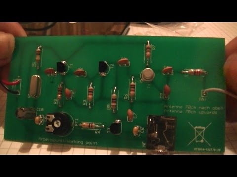 Kurzwellensender Bausatz von Kanalbusdriver aufbauen - eflose #454