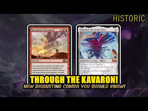 New Broken Eldrazi Combo You Should Know About! Kavaron Combo! | Historic BO3 | MTG Arena