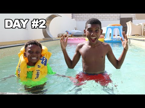 Last To Leave Pool Wins $10,000 - Challenge