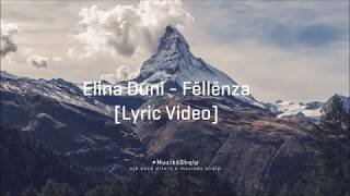 Elina Duni - Fëllënza (Lyric Video)