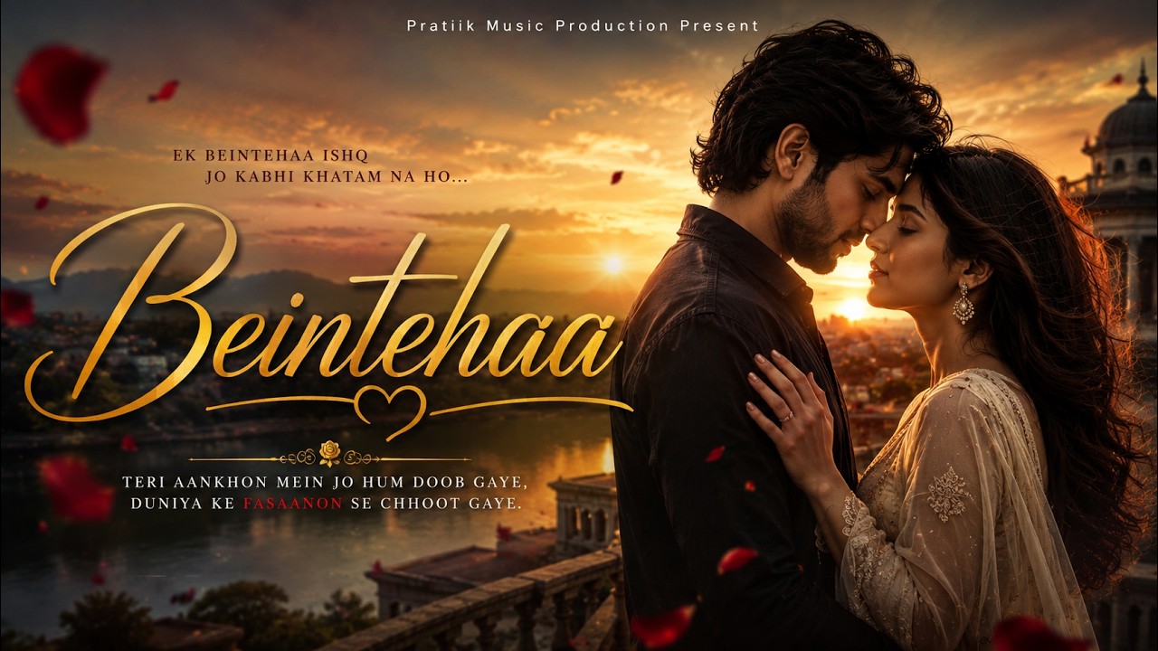 Beintehaa ( Song) | New Hindi Love Song 2026 | Romantic Bollywood Song | Pratiik Music by Pratiik Music — Official Music Video