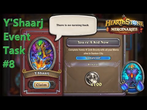 Y'Shaarj Event Task 8 : You're a Kid Now : Hearthstone Mercenaries
