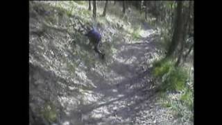 preview picture of video 'Mountain bike crashes'