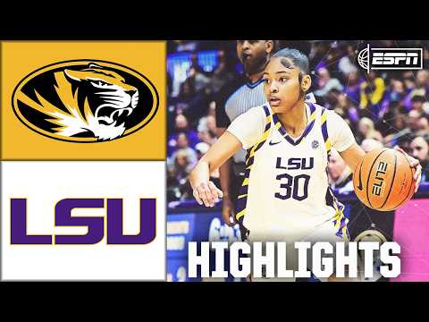 Missouri Tigers vs. LSU Tigers | Full Game Highlights | ESPN College Basketball