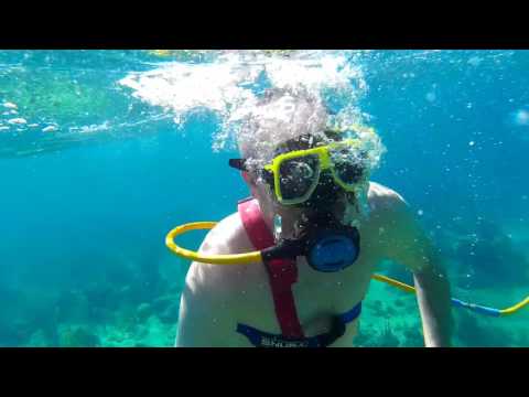 Nassau Bahamas Snuba Diving Coral Reef from Carnival Cruise
