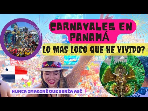 Mi primera vez en EL CARNAVAL DE PANAMÁ 🇵🇦 😱 ¿Es el Tomorrowland Panameño?