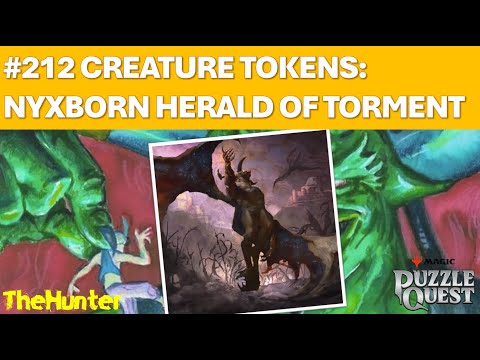 Magic Puzzle Quest - #212 Creature Tokens: Nyxborn Herald of Torment