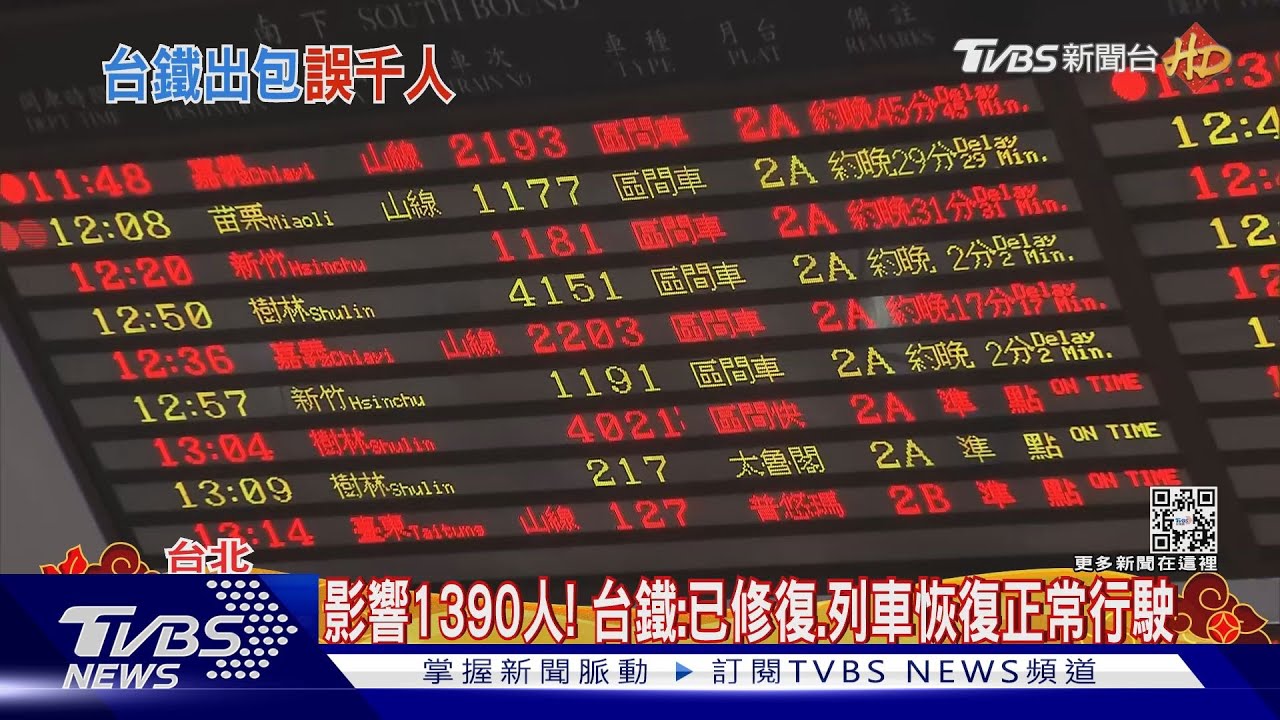 台鐵又掛! 旅客無奈卡車廂內逾半小時