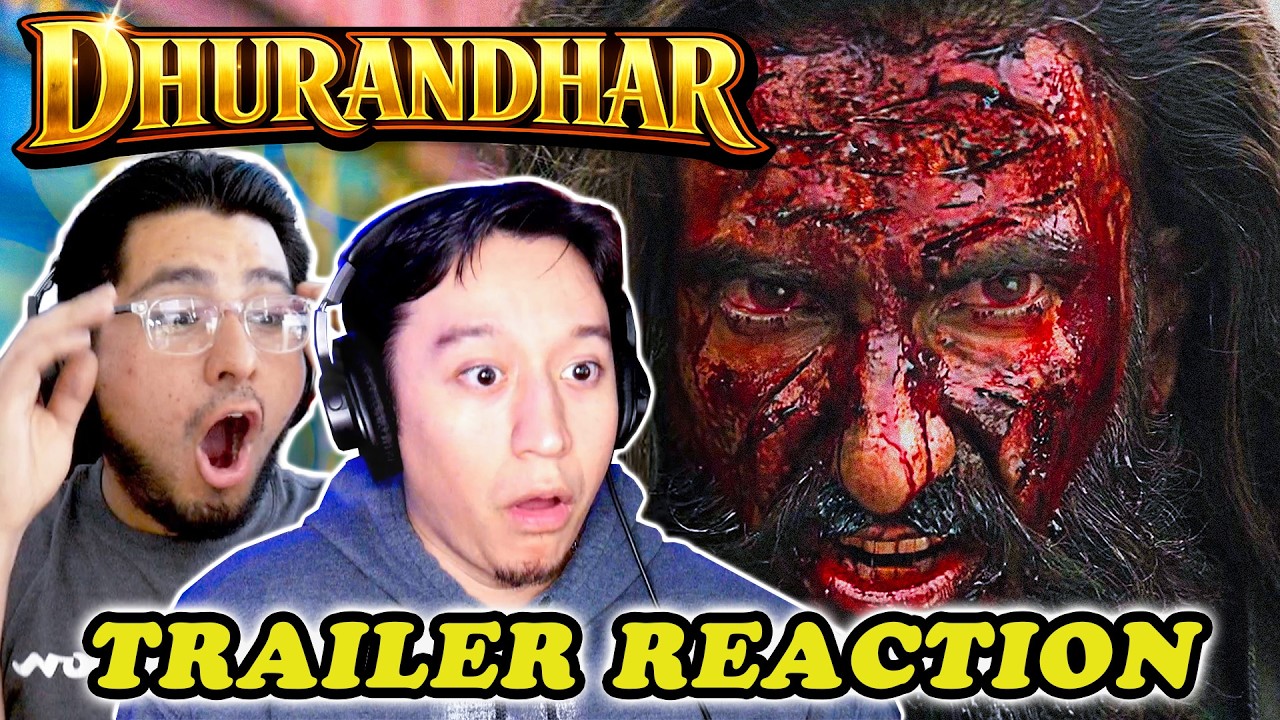 DHURANDHAR Trailer Reaction! | FIRST WATCH...IS THIS THE BLOODIEST INDIAN MOVIE YET??