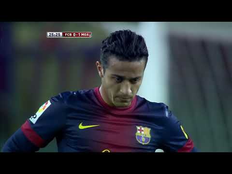 Gol de Iturra (0-1) en el Málaga CF - FC Barcelona - HD