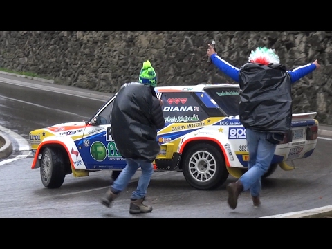 Paolo Diana Show + Drunk Spectators - Fiat 131 Racing Proto @ Rally Legend 2016!