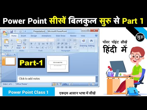 Part 1 Power Point Introduction | Power Point Tutorial For Beginner in hindi | Power Point Basic
