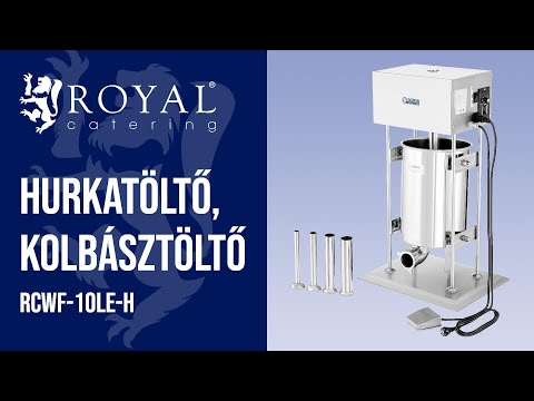 Videó - Kolbásztöltő - 10 l - elektromos