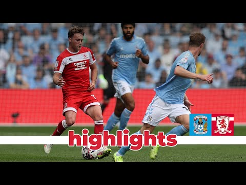 Match Highlights | Coventry 2 Boro 0 | Matchday 46