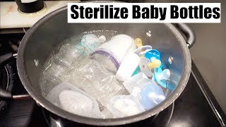 GETTING READY FOR BABY | Sterilize Baby Bottles | Installing Newborn Car Seat
