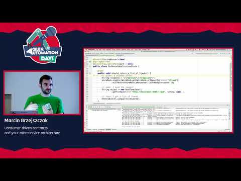 A&A Days 2017 - Marcin Grzejszczak "Consumer Driven Contracts & Your Microservice Architecture"