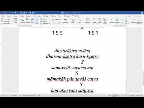 Bhagavad Gita Shloka 1 Anusthup Chandas - Rule