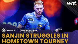 Hometown hero Sanjin Pehlivanovic struggles in opener | 2026 Roobet European Open Pool Championship