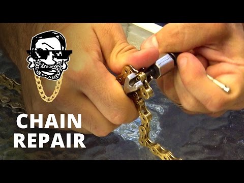 How to repair or replace a MTB chain