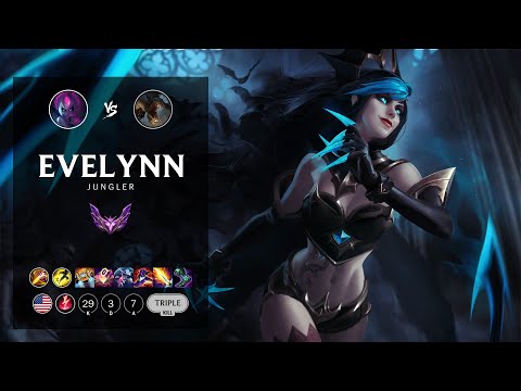 Evelynn Jungle vs Fiddlesticks - NA Master Patch 12.20