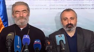 The Briefing of Archbishop Pargev from Stepanakert