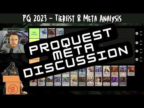 Proquest 2023 Flesh and Blood Tier list and Meta Discussion!