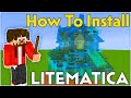 How To Download And Install Litematica Minecraft 1 20 Tutorial